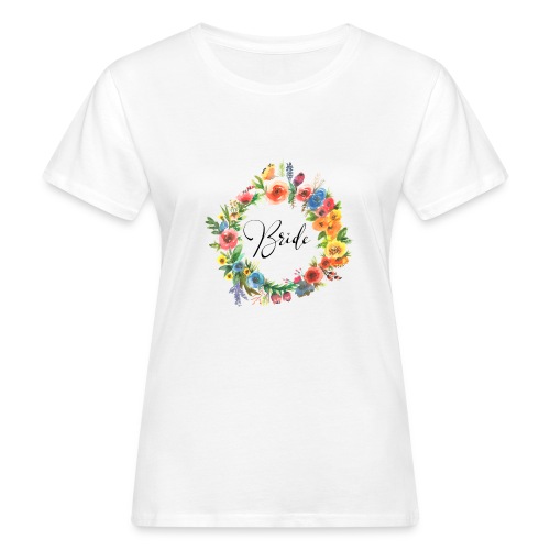 Team Bride BRAUT Flower n°1 - Frauen Bio-T-Shirt