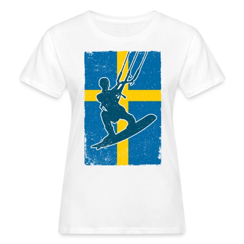 Kitesurfer Sweden - Frauen Bio-T-Shirt