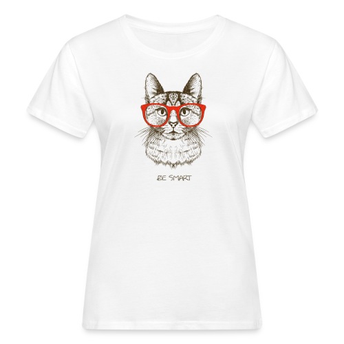 Vorschau: Cat Hipster - Frauen Bio-T-Shirt