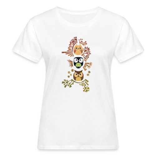 VEYM Good Wise Owls CASE - Frauen Bio-T-Shirt