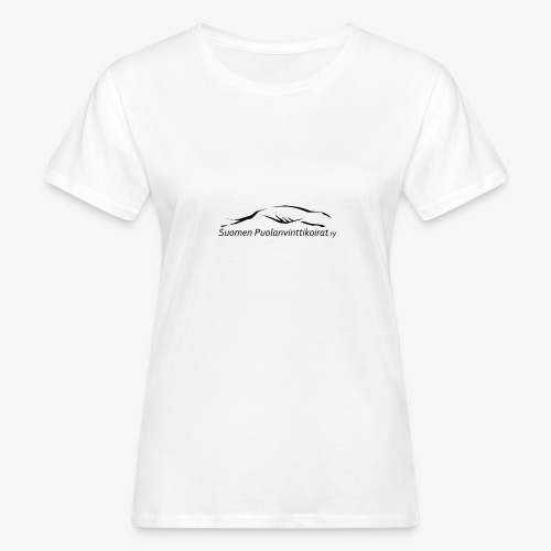 SUP logo musta - Naisten luonnonmukainen t-paita