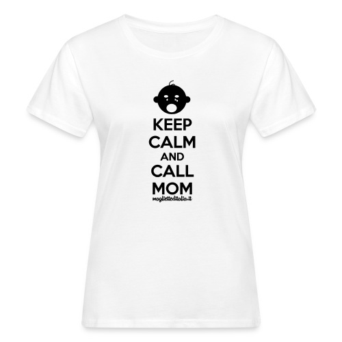 keep mom v - T-shirt ecologica da donna