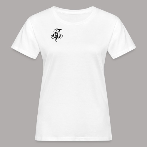 Zirkel, weiss (vorne) Zirkel, weiss (vorne) - Frauen Bio-T-Shirt