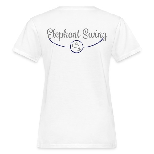 Elephant Swing Logo - Frauen Bio-T-Shirt