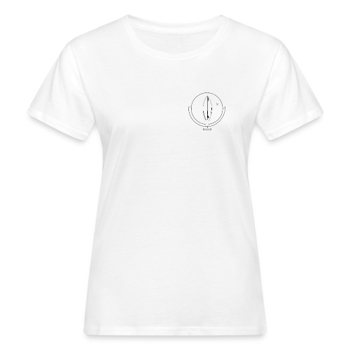 Surf t-shirt, voor & achter bedrukt - Vrouwen Bio-T-shirt