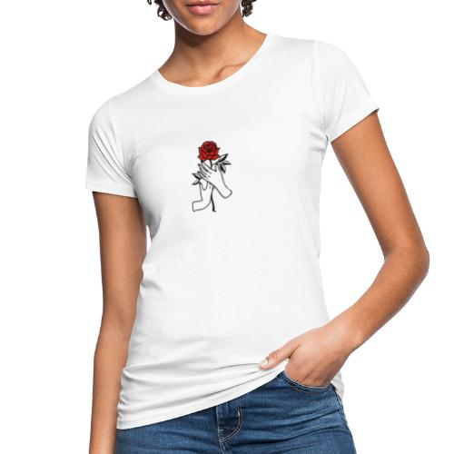 Fiore rosso - T-shirt ecologica da donna