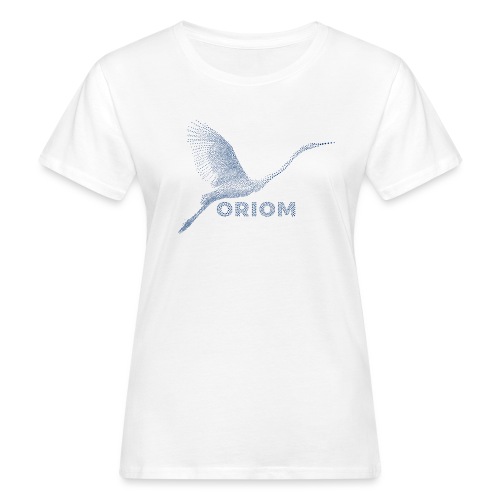 ORIOM - Kranich - blau - Frauen Bio-T-Shirt