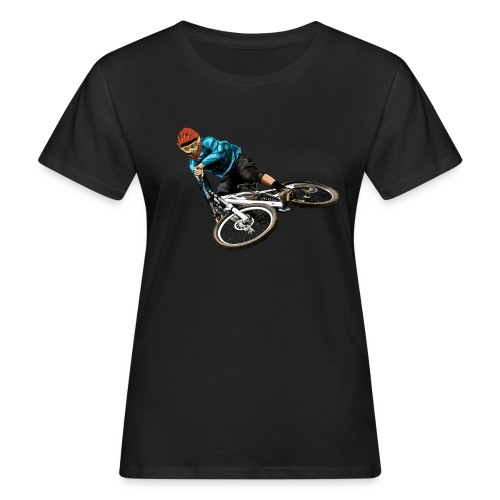 Mountainbiker - Frauen Bio-T-Shirt