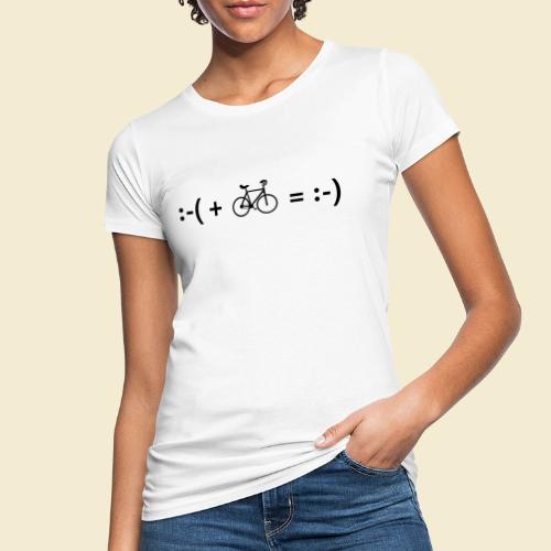 Kunstrad Emoji - Frauen Bio-T-Shirt