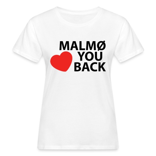 malmo heart you back minion black - Ekologisk T-shirt dam
