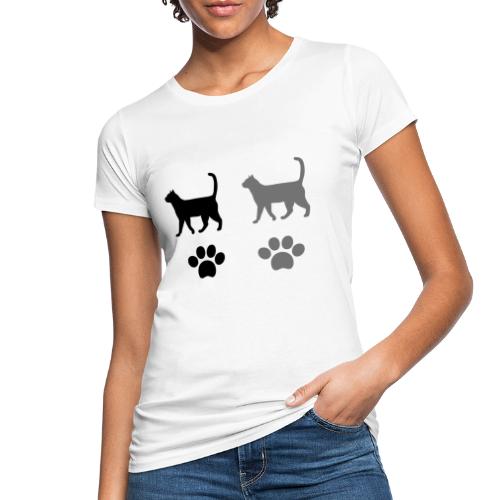 2 chats qui se suivent - T-shirt bio Femme