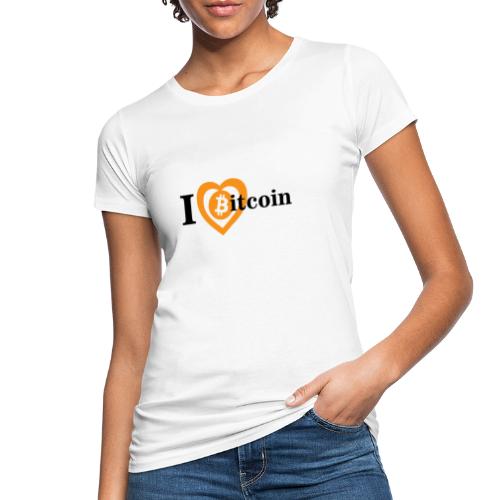 I love bitcoin big - Ekologisk T-shirt dam