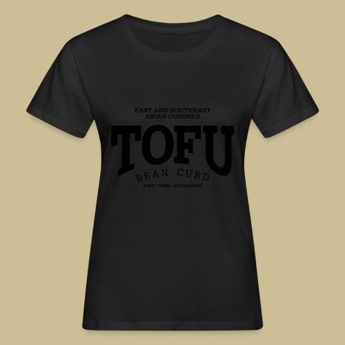 Tofu (black oldstyle) - Frauen Bio-T-Shirt