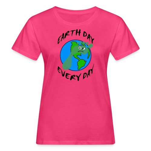 Earth Day Every Day - Frauen Bio-T-Shirt