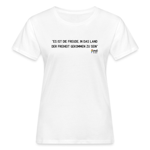 Land der Freiheit - Frauen Bio-T-Shirt