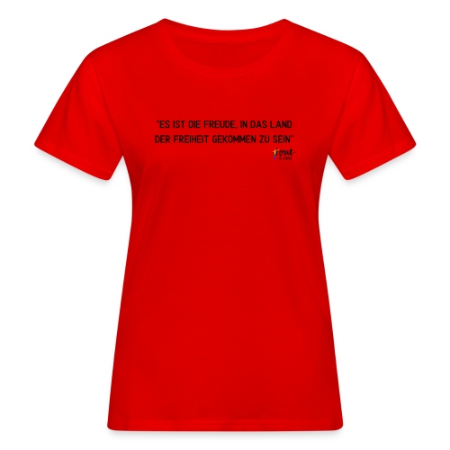 Land der Freiheit - Frauen Bio-T-Shirt