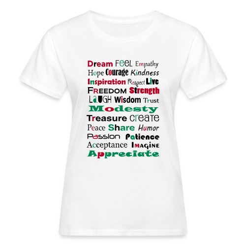 Words of wisdom - Vrouwen Bio-T-shirt