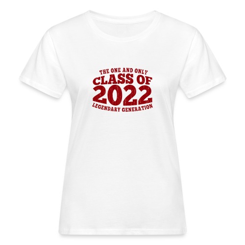 Abi 2022, Abschluss, Master, Diplom, Klasse - Frauen Bio-T-Shirt