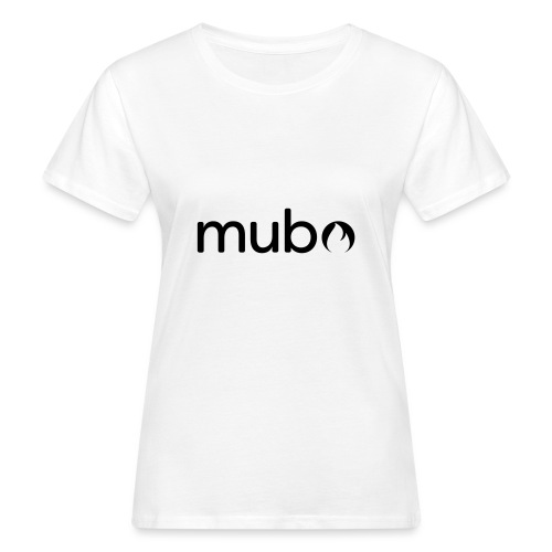 mubo Logo Word Black - Women's Organic T-Shirt