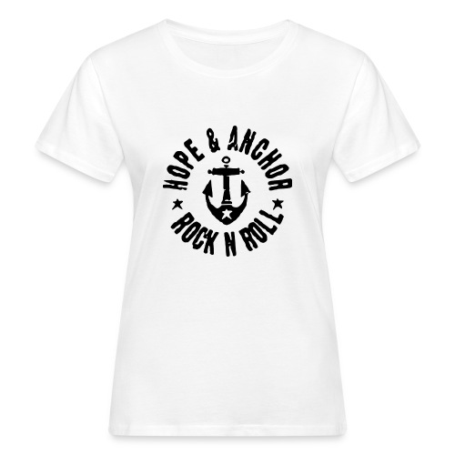Hope & Anchor - Rock´n´Roll - Frauen Bio-T-Shirt