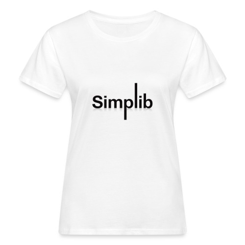 Logo-Simplib-ok - Ekologiczna koszulka damska