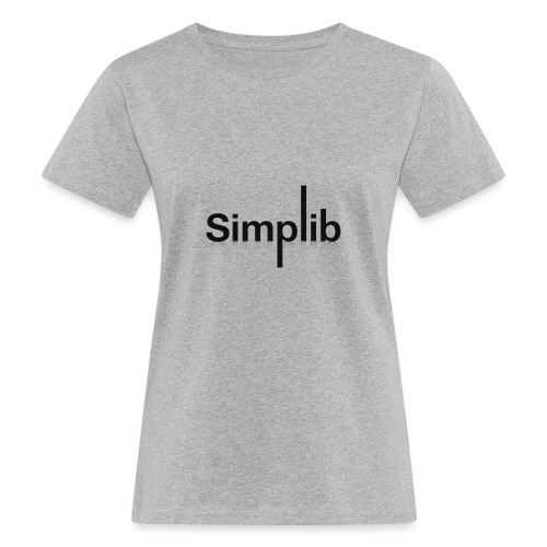 Logo-Simplib-ok - Ekologiczna koszulka damska