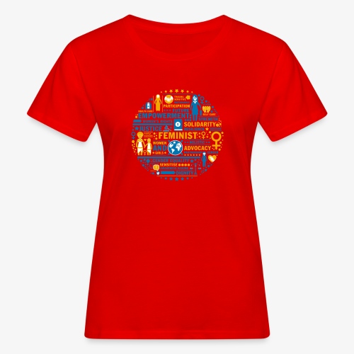 medica mondiale Word Cloud - Frauen Bio-T-Shirt