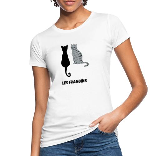 les frangins noir et gris 2 - T-shirt bio Femme