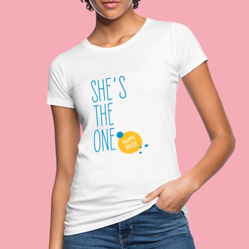 Ona jest jedyna - Szczęśliwa Panna Młoda - Ekologiczna koszulka damska