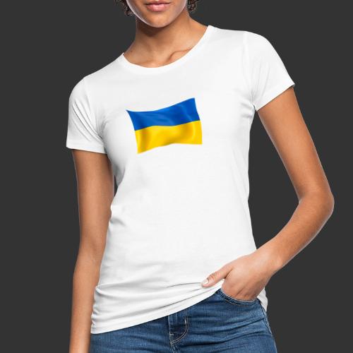 Flaga Ukrainy Flaga narodowa - Ekologiczna koszulka damska