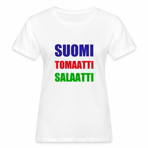 SUOMI SALAATTI tomater - Økologisk T-skjorte for kvinner