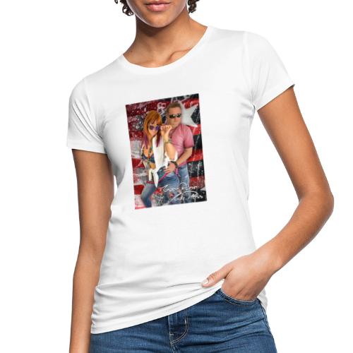 MasterRobin & LadyPless Im Bikini - Frauen Bio-T-Shirt