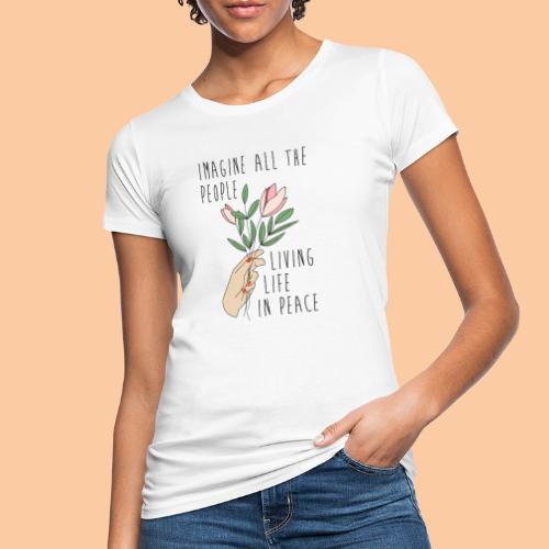 Flowers in hand and a song - Women's Organic T-Shirt