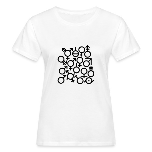 Multi Gender B/W - Vrouwen Bio-T-shirt