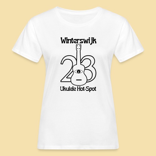 Ukulele Hotspot WInterswijk 2023 - Frauen Bio-T-Shirt
