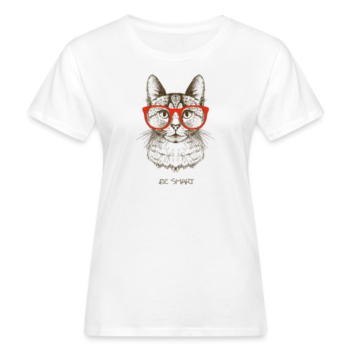 Vorschau: Cat Hipster - Frauen Bio-T-Shirt