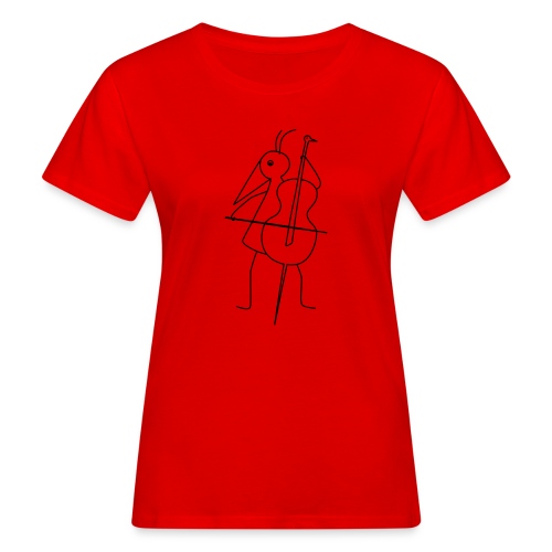 RUNNY-mit-Cello-Baß_1210 - Frauen Bio-T-Shirt