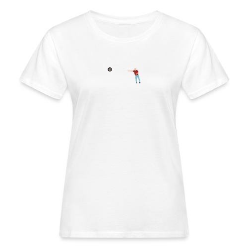 Dartspieler / Dart Sportsfreund - Frauen Bio-T-Shirt