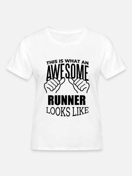 Runner Runner Runner - Women's Organic T-Shirt - white