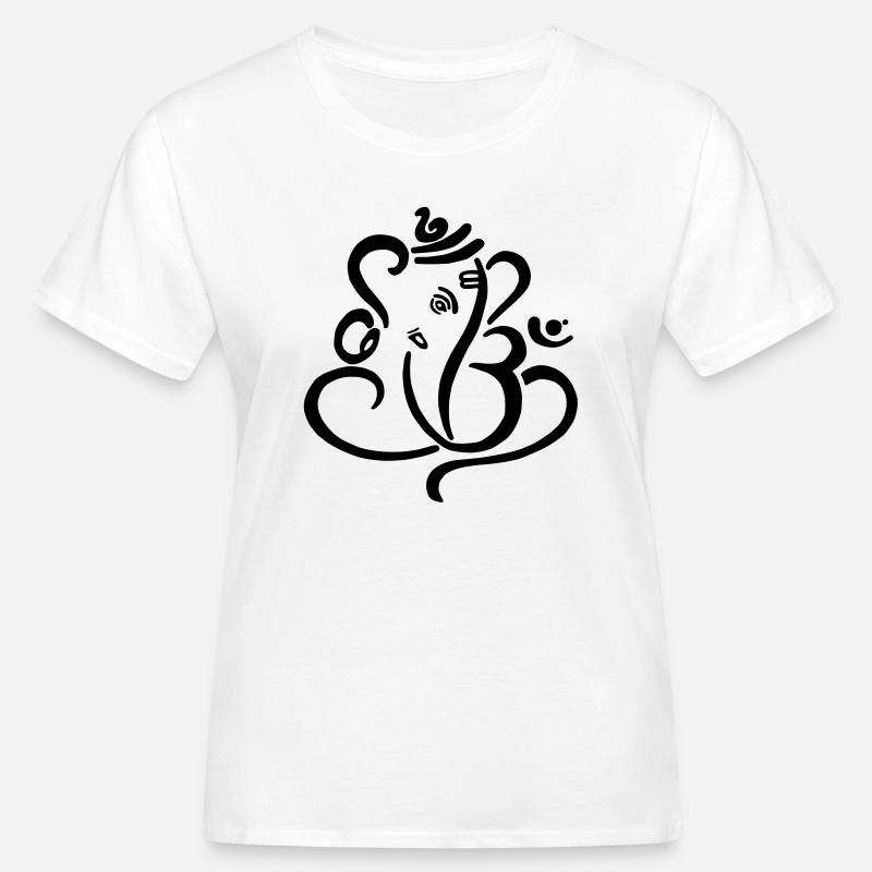 Ganesha - Organic damer - hvid
