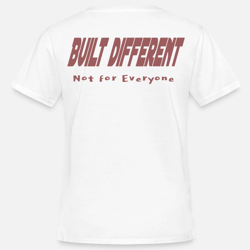 Construit différemment – pas pour tout le monde - T-shirt bio Femme - blanc