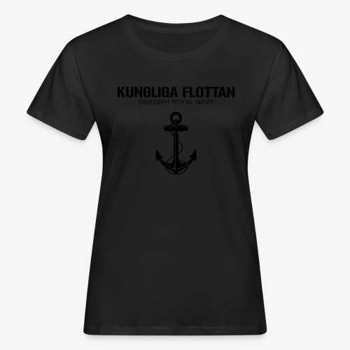 Kungliga Flottan - Swedish Royal Navy - ankare - Ekologisk T-shirt dam