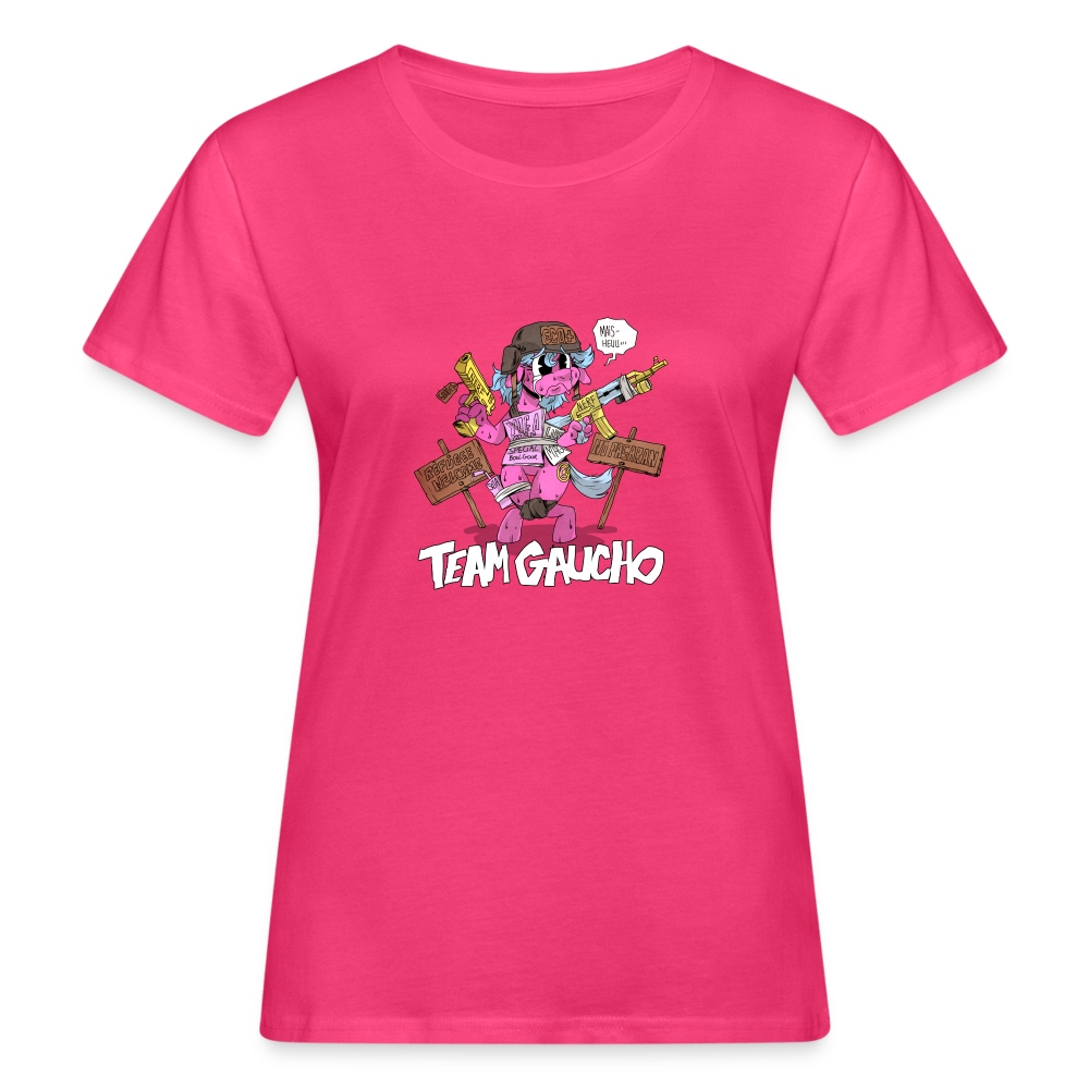 Team gaucho - T-shirt bio Femme rose néon