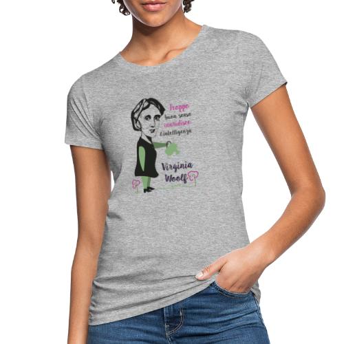 Virginia Woolf citazione - T-shirt ecologica da donna