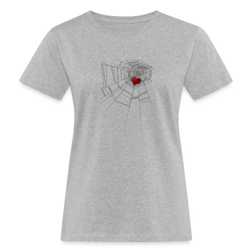 trappola_del_cuore - T-shirt ecologica da donna