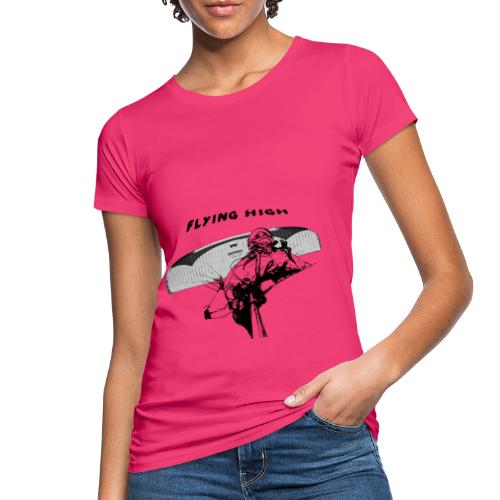 Paragliding flying high design - Women's Organic T-Shirt