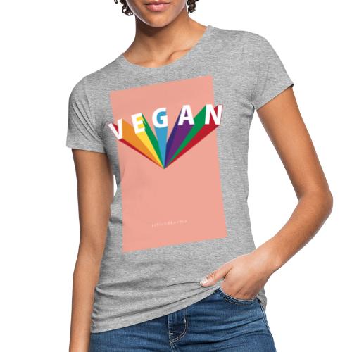 VEGAN Rainbow - Frauen Bio-T-Shirt