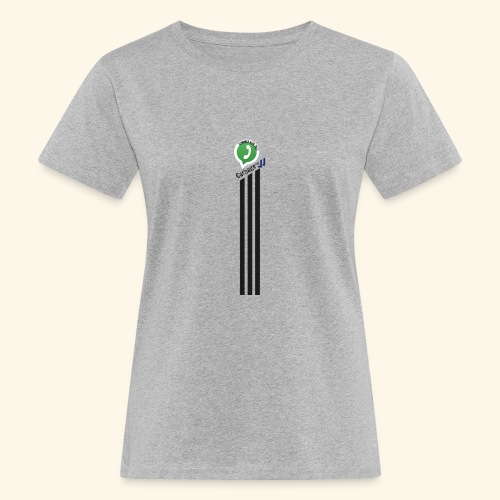 logo strepen - Vrouwen Bio-T-shirt