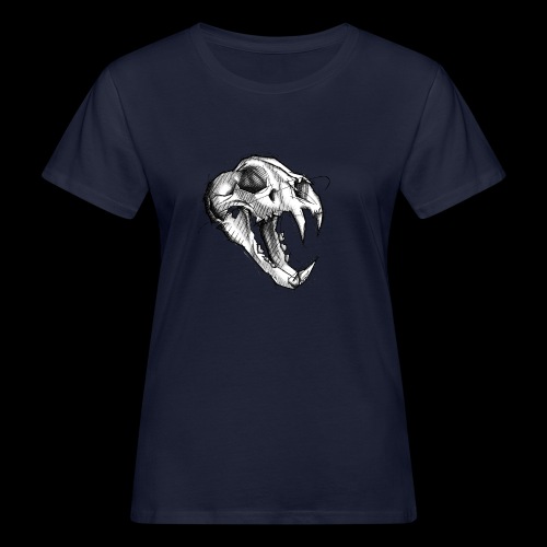 Teschio Tigre - T-shirt ecologica da donna