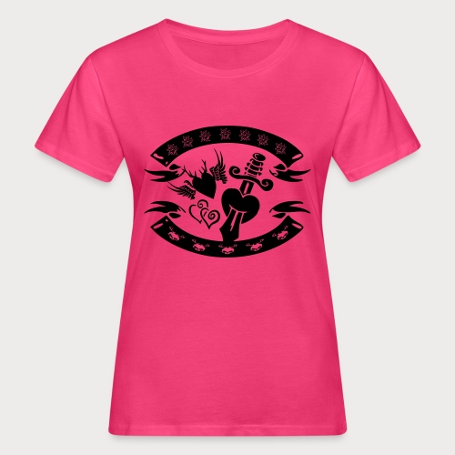 Tracht vs. Rockabilly - Frauen Bio-T-Shirt